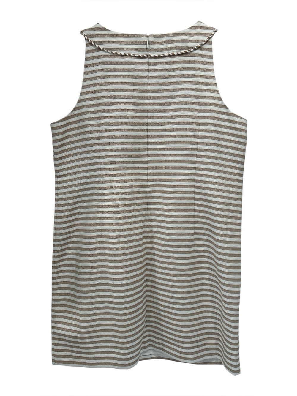 NWT Talbots Plus Sunlight Stripe Cotton Blend Beachy Nautical Shift Dress - 18W - Picture 4 of 11